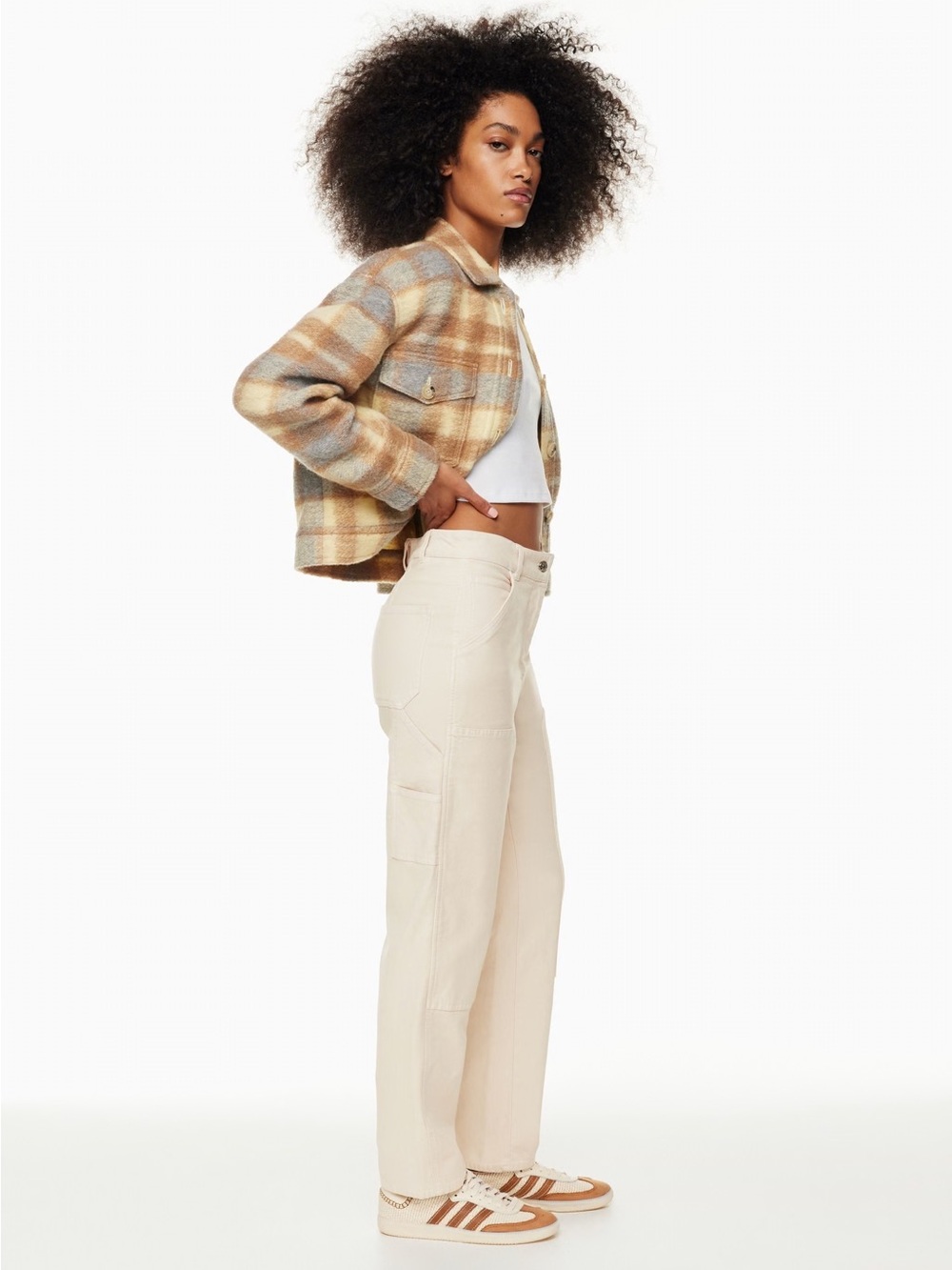 Wilfred Cream Utility Cargo Pants